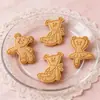 Sr. Engraçado Criativo. Molde de Biscoito Urso do Feijão Desenho Animado Biscoito de Manteiga Ursinho Ferramenta para Assar em Casa DIY