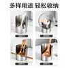 Suporte para Concha de Sopa de Aço Inoxidável 304 Suporte para Tampa de Panela Moldagem Integrada Armazenamento Vertical Rack de Utensílios Suporte para Escumadeira de Hot Pot