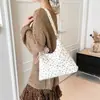 Bolsa de Nube Floral con Lazo Estilo Coreano para Mujer, Fresca y Sencilla 2026 Bolso Cruzado Casual para Hombro o Axila, Bolso Artístico para Mujer