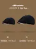 Gorra Adelante con Circunferencia de Cabeza Grande 2025 Nuevo Boina de Cuero PU Estampado de Leopardo Otoño Invierno Gorra de Periodista de Pintor Talla Grande