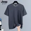 Camiseta Refrigerante para Exteriores JEEP SPIRIT para Hombre, Manga Corta de Seda Helada Transpirable, Elástica, Antiarrugas, Secado Rápido para Deportes y Running