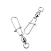 Conector Giratorio Grande para Pesca, Giratorio de Rodamiento Figura de Ocho de Acero Inoxidable 304 para Señuelos Rápidos, Broche Reforzado para Pesca en el Mar