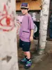 Camiseta de Manga Corta para Niños, Nuevo Estilo de Verano Yuanbaoshe, Ropa Estilo Bolsillo para Niños, Tops de Cuello Redondo para Niños Grandes, Al por Mayor en Stock