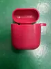 Adequado para Capa de Fone de Ouvido Airpods2, Capa de Fone de Ouvido Bluetooth com Fivela Apple 2ª Geração, Capa Protetora de Silicone de Peça Única em Cor Pura