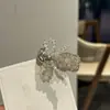 Luxo Leve Strass Francês Elegante Mil Ouro Pérola Franja Presilha de Cabelo bbclip Franja Acessórios de Cabelo Novo Estilo Chinês Estilo Nacional Texturizado
