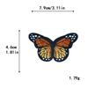 Bordado por Computadora Mariposa Colorida Transfronterizo Más Vendido Parches Mixtos de Mariposas para Chaquetas Abrigadoras Parches de Bordado Hechos a Mano para DIY