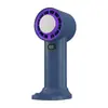 Ventilador USB Portátil de Refrigeración por Hielo de Mano Ventilador de Escritorio de Semoconductor Ventilador Pequeño de Turbina para Reunir Viento Portátil Portátil