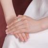 Anel de Prata 925 com Gravação Dourada para Homens e Mulheres Moda Guofeng Anel do Dedo Indicador com Gravação do Sutra do Coração