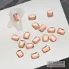 6*8 decoração de unha em formato octogonal de 6*8 cores com fundo plano rede de diamantes explosões da moda Xi Fei de volta ao palácio joia de unha com diamante de vidro flash