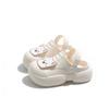 Zapatos Dibujos Animados Combinables Aumentados Antideslizantes Zapatos con Agujeros Sandalias Baotou de Verano EVA de Suela Gruesa Casuales Creativas para Mujer Dos Formas de Usar