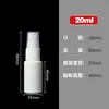 Botella de Spray Portátil Bloqueadora de Luz Botella de Spray Lateral Blanca de PE 5/10/15/50/100ml Botella Dispensadora de Líquido Atomizador de Niebla Fina