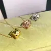 Réplica de alta qualidade do colar Caleidoscópio de Van Gogh, banhado a ouro, cravejado com diamantes, colar moderno e elegante para mulheres, atacado de joias, dropshipping