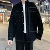 Camisa retro japonesa de manga corta para hombre, nuevo modelo verano 2025, diseño de nicho, camisa casual de media manga de moda