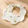 [Personalizado] Bavete 100% Algodão Classe A para Recém-Nascidos e Crianças, Bavetes de Gaze, Toalhas de Saliva para Bebês, Respirável e Absorvente para Bebês