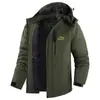 Ozone Transfronterizo Tallas Grandes Europeo y Americano Cálido Exterior Protección contra el Frío Cortavientos Impermeable Forro Polar Espesado Ropa de Montañismo Chaqueta de Algodón Abrigo Hombre