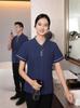 Limpeza Roupas de Trabalho Manga Curta Quarto de Hotel Tia Pa Uniforme Propriedade Limpeza de Casa Limpador de Hospital Traje Verão