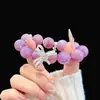 Pulsera de Perlas Azucaradas Suaves Estilo Francés con Lazo y Perlas de Diamante Brillantes, Diseño de Nicho, Joyería de Lujo de Gama Alta