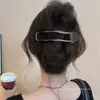 Presilha de Cabelo com Estampa de Leopardo Não Pica para Mulheres, Presilha Garra de Abalone Retro de Alta Qualidade, Tamanho Grande para Cabelos Grossos, Presilha Bico de Pato da Moda