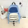 Mochila Esportiva de Montanhismo ao Ar Livre em Cor Contrastante para Mulheres 2026 Novo Modelo Mochila para Estudantes Universitários Homens Mochila de Viagem Leve Tendência