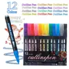 Venta Caliente Transfronteriza Set de 48 Colores Bolígrafo de Contorno Doble Línea Temu Marcador Creativo DIY para Bloc de Notas Marcador Fluorescente