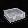 Caja de Almacenamiento de 24 Compartimentos Caja de Plástico PP Contenedor Transparente con Compartimentos Arte de Uñas Pedrería Cuentas Para Cuentas Pequeños Accesorios de Joyería Directo de Fábrica