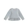 Camiseta Coreana de Manga Larga para Niñas Estilo Otoño 2025 Moda Versátil Suave Top de Otoño Camiseta Básica