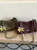 Bolso bandolera retro color Maillard de gran capacidad para mujer, súper popular, versátil, bolso de hombro, moda, para el trabajo, bolso cruzado