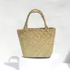 Bolso de mano de paja tejido a mano con lazo, mismo estilo, correa de mano, cuerda para colgar, decoración, bolso de paja, bolso tejido