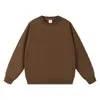 Moletom Premium American Style 450G Terry com Gola Redonda Outono/Inverno 2025 Atacado Masculino Tendência Alta Qualidade Modelagem Solta