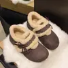 Nuevos Zapatos Peludos Cálidos de Invierno con Lazo, Zapatos de Algodón Boken con Velcro para Mujer 2026, Forrados de Felpa, que Aumentan la Altura, Modernos