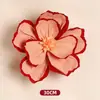 Decoração de Quarto de Casamento Flor Plissada Flor de Papel Crepom Tridimensional Decoração Novo Quarto Mesinha de Cabeceira Quarto Parede de Fundo Suprimentos de Casamento