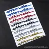 Adequado para personalizar emblemas de motocicletas Honda, adesivos de carro Honda feitos sob medida, adesivos decorativos tridimensionais em inglês e emblemas com letras personalizadas