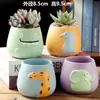 Vaso de flor de suculenta em cerâmica com prato, oferta especial, diâmetro grande, tamanho grande, vaso criativo para suculentas de casa