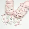 Zuecos Lindos y de Moda Estilo Ins Accesorios DIY Hebillas de Zapato Desmontables Flor de Zapato de Ballet Dibujos Animados 3D Accesorios