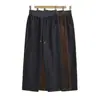 Jeans Patchwork de Cintura Elástica Estilo Menina Picante Novo Estilo de Início de Primavera para Mulheres, Calça Wide-Leg Lisa com Cordão Estilo Americano, Calça Scimitar Elástica