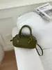Bolso de mano de textura tejida de nicho transfronterizo tipo Boston para mujer, bolso nuevo, elegante, retro, bolsa de boliche, bolso de hombro cruzado
