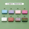 Acessórios para Bolsa Xadrez Rombos Coloridos Galvanizados com UV DIY Feito à Mão com Furo Contas Corrente para Celular Acessórios de Joias
