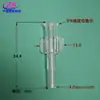 Conector Alado Luer Manguera para Experimentos de Investigación Científica Conector Recto de Pagoda Rosca Interna y Externa Conector Macho y Hembra Plástico PC Luer