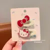 Pinza para el pelo de niña coreana linda de dibujos animados Gato Kt Flequillo de bebé Pinza lateral Nueva pinza lateral para cabello suelto infantil Tocado