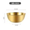 Conjunto Popular Transfronteiriço de Tigelas de Salada de Três Peças Tigela de Cozinhar de Aço Inoxidável 201 para Bater Ovos e Amassar Massa, Tigela Doméstica para Frutas e Assar