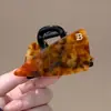 Presilha de Cabelo Triângulo Estampa de Leopardo Tendência no TikTok, Presilha de Garra para Cabelo para Mulheres, Presilha Tubarão, Presilha para Penteado Updo, Acessório de Cabelo Único e Bonito de Alta Qualidade