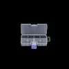 Pequeño 8 Engrosado (Caja vacía) Caja Rectangular Transparente de Plástico Banda Elástica Cuentas Piedras Preciosas Ferretería Herramientas Joyería Caja Vacía