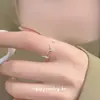 Anillo de Plata S925 Estilo Coreano con Lazo y Pequeña Corona para Mujer Cui Yan Jewelry Anillo Abierto Índice Niche Retro