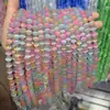 Pedra Olho de Gato Colorida de Alta Qualidade Contas com Gradiente de Três Cores Acessórios para Joias DIY Contas para Pulseira Colar