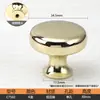 Puxador Dourado Puxador de Porta de Guarda-Roupa Gaveta Armário Sapateira Luxo Leve Moderno Simples Estilo Americano Nórdico Pequeno Furo Único Armário