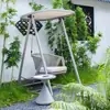 Balanço para pátio externo, cadeira de balanço para varanda interna, cadeira de balanço suspensa para casa, balanço para uma pessoa para jardim externo