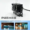 Cámara de Reversa para Camión 12V24V, Cámara Trasera de Imagen de Reversa para Autobús Montada en Vehículo, Visión Nocturna LED de Alta Definición, Resistente al Agua