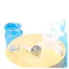 Dispensador de agua para pájaros, comedero automático, dispensador de agua, caja de comida para periquitos y loros, recipiente para comida de pájaros, accesorios para pájaros