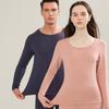 Conjunto de Ropa Interior Térmica de Lana y Seda Personalizado OEM para Hombre Talla Grande L Ropa de Otoño Gruesa y Pantalones Largos Traje para Mujer Invierno