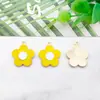 Venda Quente Transfronteiriça Liga de Esmalte Flor Colorida Girassol Acessórios de Joias DIY Colar Brincos Chaveiro Pingente